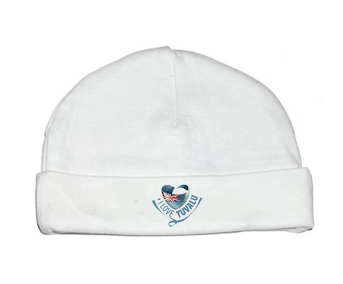 Bonnet bebé personalizado me encanta Tuvalu