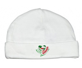 Bonnet bebé personalizado que amo Burundi
