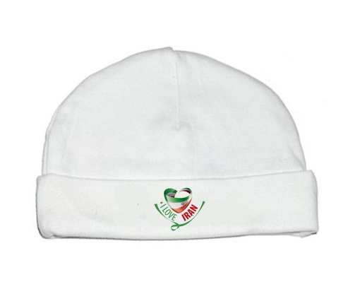 Bonnet bebé personalizado que amo Irán