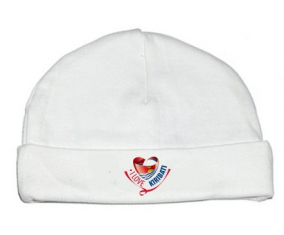 Bonnet bebé personalizado amo a Kiribati