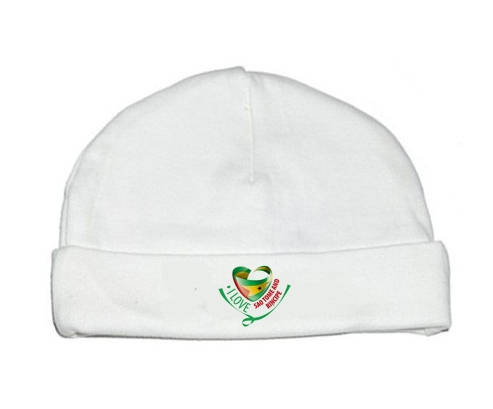 Bonnet bebé personalizado me encanta Santo Tomé y Rincipe