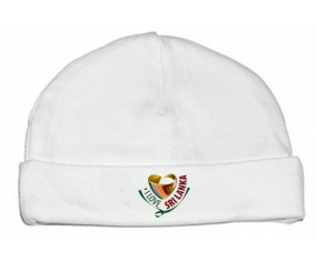 Bonnet bebé personalizado que amo Sri Lanka