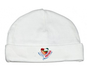 Bonnet bebé personalizado que amo Eritrea