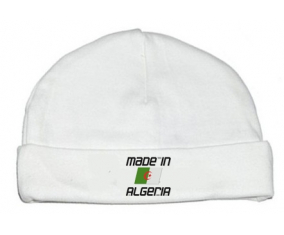 Bonnet bebé personalizado hecho en argelia diseño 1