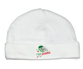 Bonnet bebé personalizado me encanta el diseño argelino 2