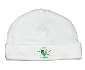 Bonnet bebé personalizado me encanta el diseño argelino 4
