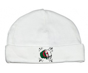 Bonnet bandera de bebé personalizada Argelia Punch