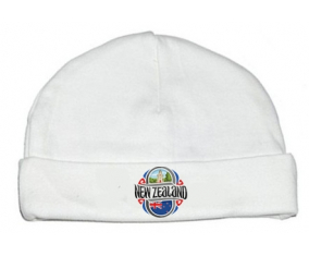 Bonnet bandera de bebé personalizada new Zeland