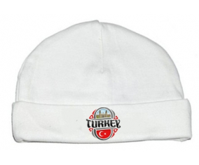 Bonnet bebé personalizado Bandera turquía