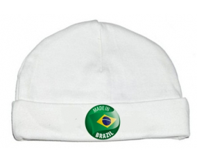 Bonnet bebé personalizado hecho en BRASIL