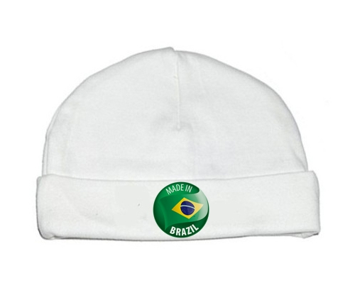 Bonnet bebé personalizado hecho en BRASIL