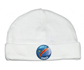 Bonnet bebé personalizado hecho en congo