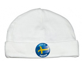 Bonnet bebé personalizado hecho en SUECIA