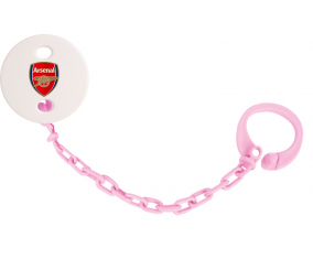 Attache-un lollipop Arsenal Football Club de color rosa claro
