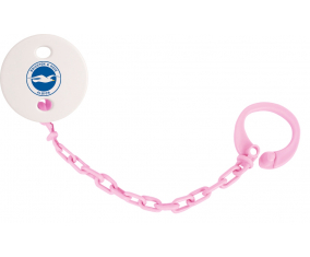 Attache-tetine Brighton - Hove Albion Football Club Color rosa claro
