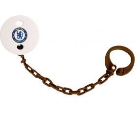 Attache-Tétine Chelsea Club de Fútbol Color Brown