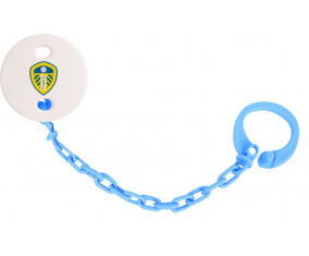 Attache-tetine Leeds United Football Club azul turquesa