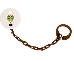 Attache-tetine Leeds United Football Club Color Brown