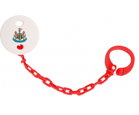 Attache-tétine Newcastle United Football Club Color rojo