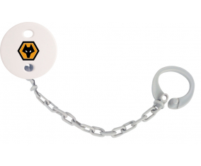 Attache-Tetine Wolverhampton Wanderers Club de Fútbol Color Grey