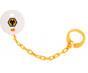 Attache-tetine Wolverhampton Wanderers Club de Fútbol Color Naranja