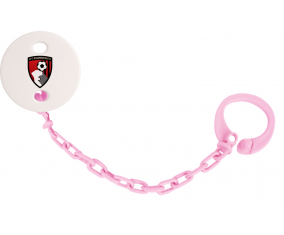 Attache-tetine Association Football Club Bournemouth color rosa claro