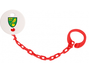 Attache-Suck norwich City Football Club Color rojo