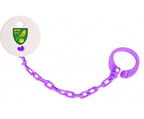 Attache-sucker Norwich City Football Club color Violet