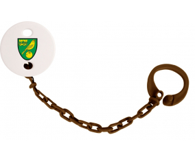 Attache-Lollipop Norwich City Club de Fútbol Color Brown