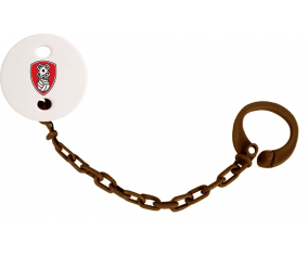 Attache-tetine Rotherham United Football Club Color Brown