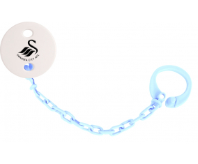 Attache-tetine Swansea City Association Football Club color Sky Blue