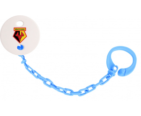 Attache-chupete Watford Football Club azul turquesa