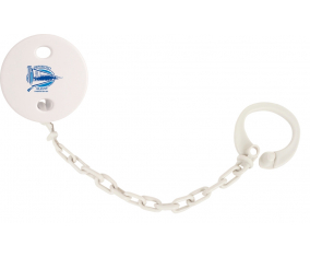 Attache-tetina Deportivo Alavés color blanco