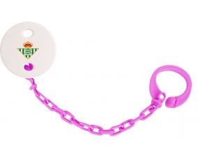Attache-Tétine Real Betis Balompié color Fuschia Rose