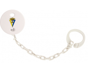 Attache-tetine Cediz Club de Fetbol Color Blanco