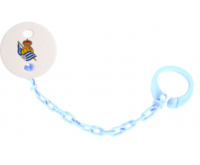 Attache-tetina Real Sociedad color azul cielo