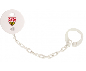 Attache-VfB Stuttgart piruleta de color blanco