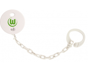 Attache-VfL Wolfsburg piruleta de color blanco