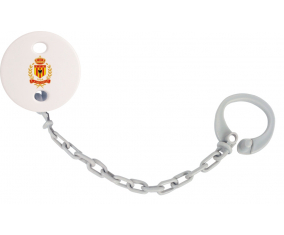Attache-pezón rojo amarillo KV color gris