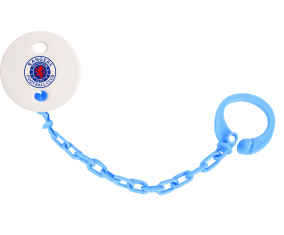 Attache-tétine Rangers Football Club azul turquesa