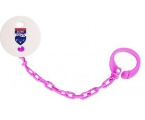 Attache-tetine Ross County Football Club color Rose fuschia