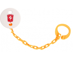 Attache-chupete Club de Fútbol Twente color naranja