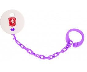 Attache-chupete Club de Fútbol Twente color Violet