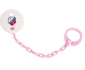 Attache-tétine Football Club Utrecht color rosa claro