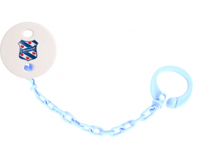 Attache-tetine Sportclub Heerenveen azul cielo