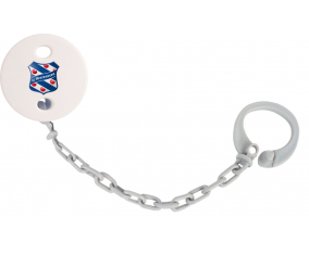 Attache-tetine Sportclub Heerenveen Color Gris