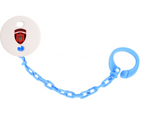 Attache-Pacifier Unión Deportiva de la medina de Argel azul turquesa