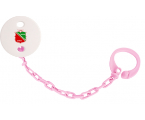 Attache-tetine Union deportes madinet Bel Abbes color rosa claro
