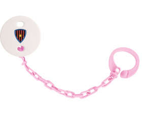 Attache-tetina Clube Desportivo Primeiro de Agosto color rosa claro