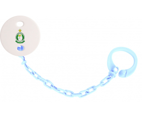 Attache-tetine Al Ahli Sporting Club azul cielo